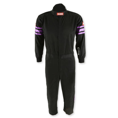 RaceQuip Purple Trim SFI-1 JR. Suit - Kids XXL - Graveyard Performance