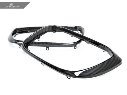 AutoTecknic Replacement Dry Carbon Grille Surround Set - F97 X3M | F98 X4M - Graveyard Performance