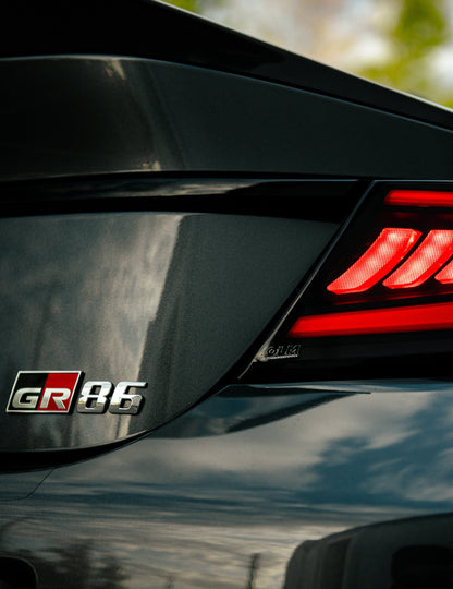 OLM Raiden LED Taillights (Clear Lens/Red Bar) - 2022+ GR86 / BRZ