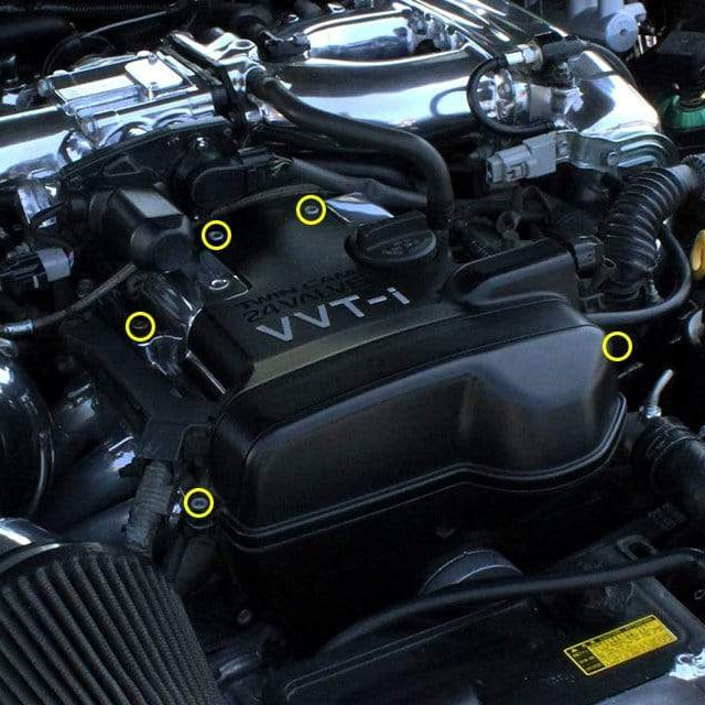 1JZ-GE / 2JZ-GE Titanium Timing Belt Cover Hardware Kit - Graveyard Performance