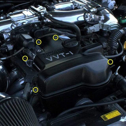 1JZ-GE / 2JZ-GE Titanium Timing Belt Cover Hardware Kit - Graveyard Performance