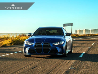 AutoTecknic Dry Carbon Podium V1 Front Grille Set - G80 M3 | G82/ G83 M4 - Graveyard Performance