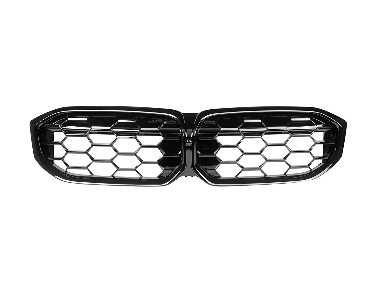 AutoTecknic Gloss Black Honeycomb Front Grille - G20 3-Series LCI