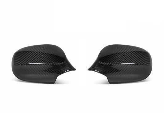 AutoTecknic Dry Carbon Fiber Mirror Cap Set - E90 3-Series Sedan LCI