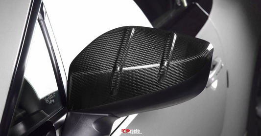 JDMuscle Tanso RAR Style Carbon Fiber Side Mirror Covers - 2013+ BRZ/FRS/86 - Graveyard Performance