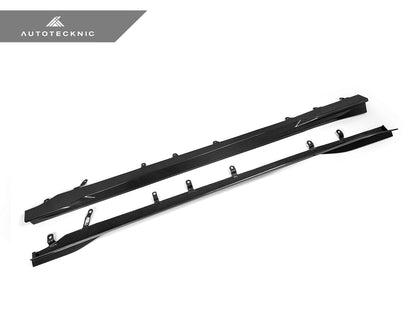 AutoTecknic Dry Carbon Fiber Side Skirt Extension Set - G87 M2 - Graveyard Performance