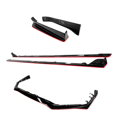 JDMuscle [18-21 WRX/STI] OE Style Aero Kit with Color Accent for - Graveyard Performance