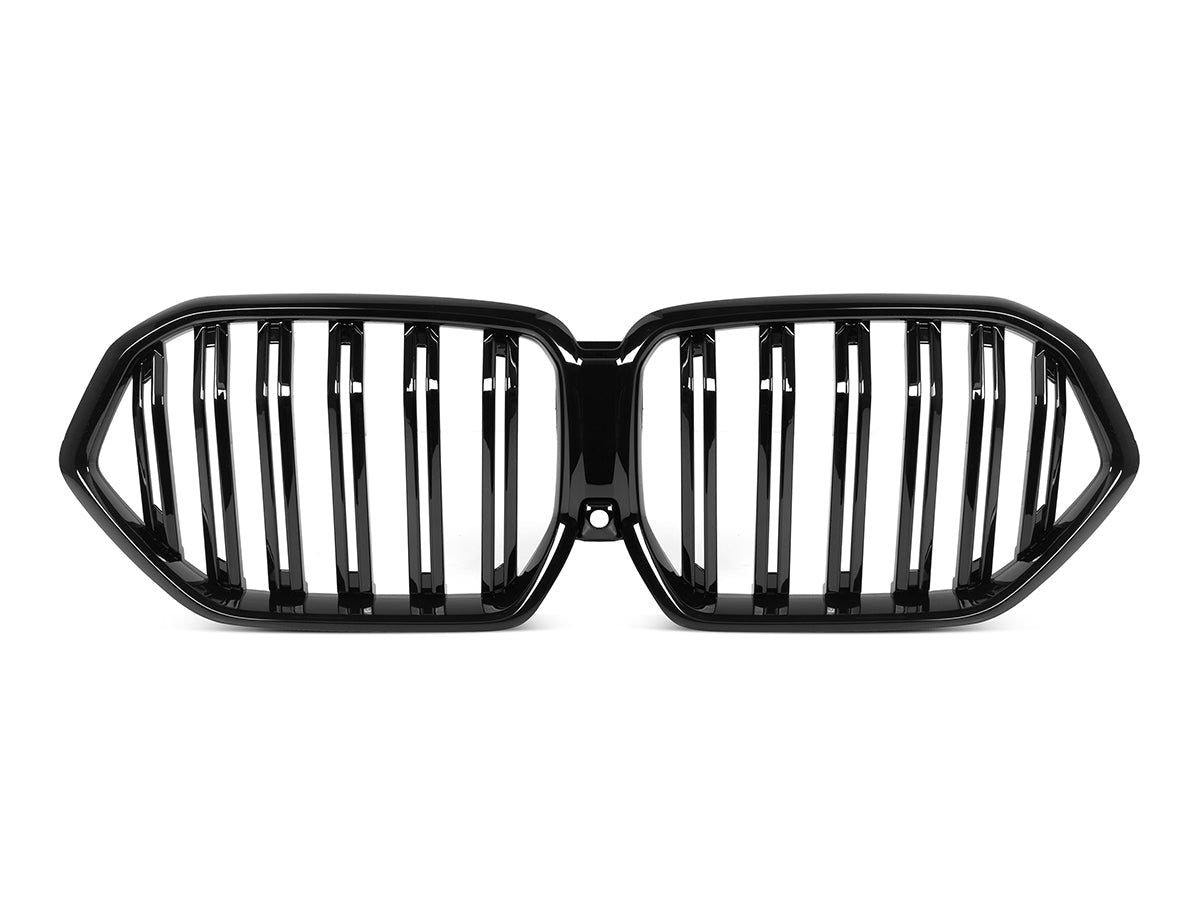 AutoTecknic Dual-Slats Gloss Black Front Grille - G06 X6 LCI