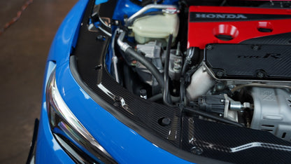 APR Performance Carbon Fiber Honda FL5 Civic Type R Carbon Fiber Radiator Cooling Plates 2023 - Current