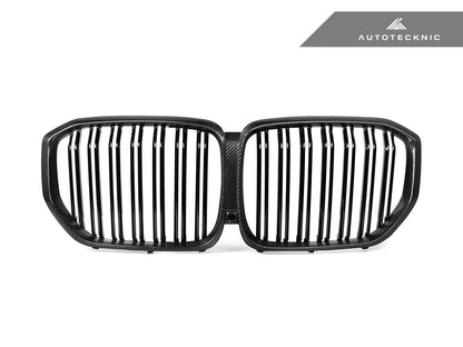 AutoTecknic Dual-Slat Dry Carbon Front Grille - G05 X5 Pre-LCI - Graveyard Performance