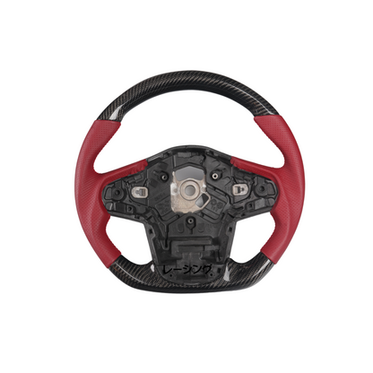 Racing Art Carbon Fiber Steering Wheel | Multiple Options Available- 2020+ A90 Toyota Supra MKV