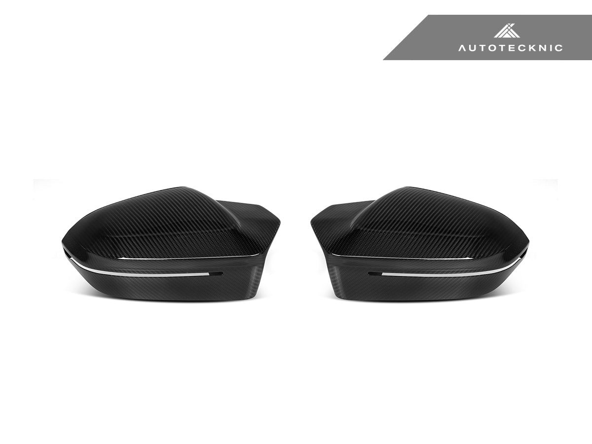 AutoTecknic Dry Carbon Fiber Mirror Cap Set - G90/ G99 M5 - Graveyard Performance