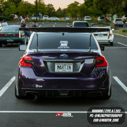 JDMuscle [15-21 WRX/STI] VS Style Full Carbon Fiber Euro GT Wing - Graveyard Performance