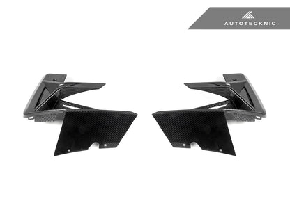 AutoTecknic Dry Carbon Front Bumper Trim Set - F97 X3M LCI | F98 X4M LCI - Graveyard Performance