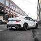 JDMuscle [22-25 WRX] Duck Bill / Low Profile Spoiler - V1 Paint Matched / Gloss Black / Cherry Red