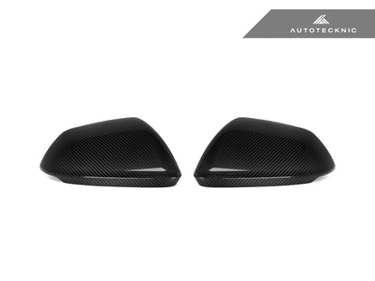 AutoTecknic Dry Carbon Fiber Mirror Cap Set - Audi 4M8 Q8/ SQ8/ RSQ8 - Graveyard Performance