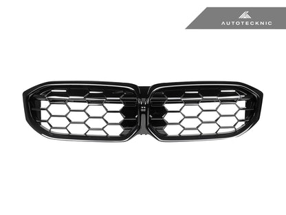 AutoTecknic Gloss Black Honeycomb Front Grille - G20 3-Series LCI - Graveyard Performance