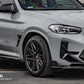 AutoTecknic Dry Carbon Front Bumper Trim Set - F97 X3M LCI | F98 X4M LCI