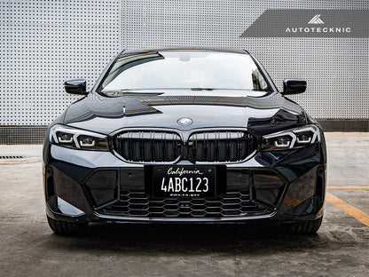 AutoTecknic Dual-Slats Gloss Black Front Grille - G20 3-Series LCI - Graveyard Performance