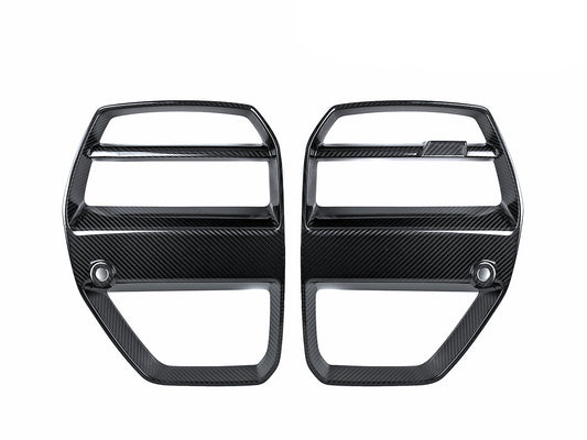 AutoTecknic Dry Carbon Motorsport V1 Front Grille Set - G80 M3 | G82/ G83 M4