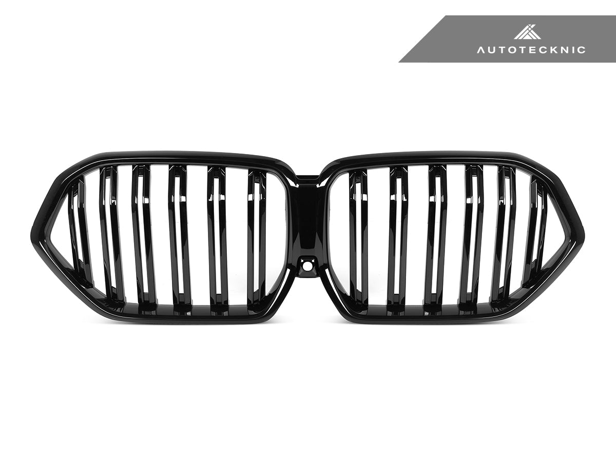 AutoTecknic Dual-Slats Gloss Black Front Grille - G06 X6 LCI - Graveyard Performance