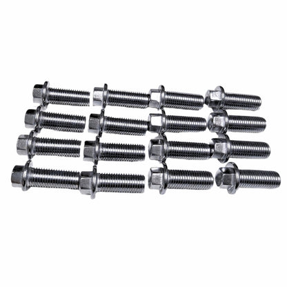 Kooks Ford 5.0L 4V Coyote Engine Header Bolt Kit (Fine Thread) QTY. 16 - M10 - 1.25 x 25mm Bolts - Graveyard Performance