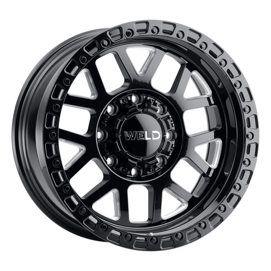 Weld Cinch 20x9 / 8x180 / 5 BS / 124.3 HB - Gloss Black Milled - Non-BL Wheel - Graveyard Performance