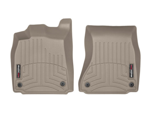 WeatherTech 12+ Audi A6/S6 Front FloorLiner - Tan - Graveyard Performance