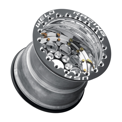 Weld Magnum Import 13x11 / 4x100mm BP / 4.25in. BS Black Wheel - Double Beadlock - Graveyard Performance