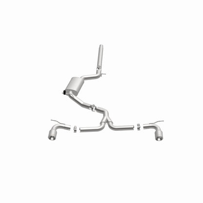 MagnaFlow SYS C/B Dual Split Rear Exit 4in Polished Tips 2015 VW GTI 2.0L Turbo - Graveyard Performance