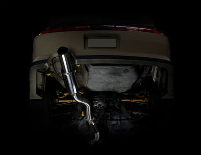 ISR Performance Series II - GT Single Exhaust System - Resonated - 95-98Nissan 240sx (S14) - Graveyard Performance