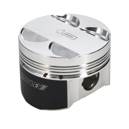 Manley Hyundai Genesis Coupe 2.0L Turbo 86.0mm +.5mm Oversized Bore 9.3:1 Dish Piston Set with Rings - Graveyard Performance