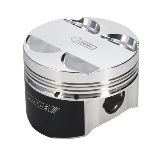 Manley Hyundai Genesis Coupe 2.0L Turbo 86.0mm +.5mm Oversized Bore 9.3:1 Dish Piston Set with Rings - Graveyard Performance