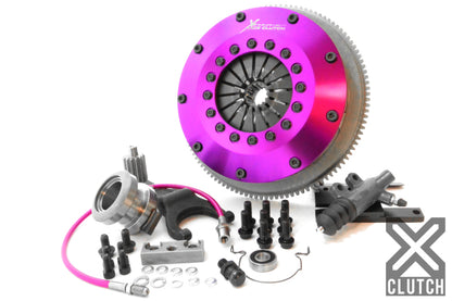 XClutch 93-95 Toyota Supra Twin Turbo 3.0L 8in Twin Solid Ceramic Clutch Kit - Graveyard Performance