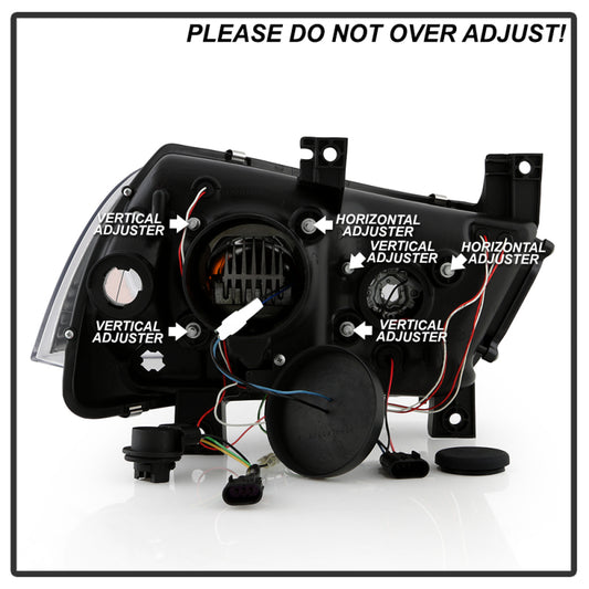Spyder 11-14 Dodge Charger Halogen Model Only High-Power LED Headlights - (PRO-YD-DCH11PL-BK)