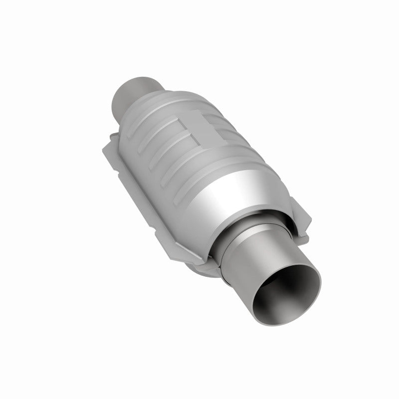 MagnaFlow Conv Univ 3in Inlet/Outlet Center/Center Round 9in Body L x 5.125in W x 13in Overall L - Graveyard Performance