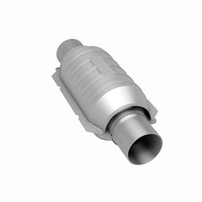 MagnaFlow Conv Univ 3in Inlet/Outlet Center/Center Round 9in Body L x 5.125in W x 13in Overall L - Graveyard Performance