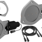 QTP 4in Bolt-On QTEC Dual Electric Cutout Valves w/Flanges - Pair