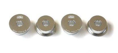BLOX Racing Honda S2000 Steering Rack Rigid Bushing Kit - Silver - Graveyard Performance