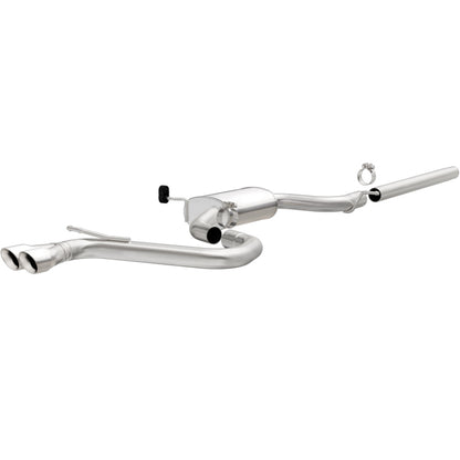 MagnaFlow Sys C/B 2015 Volkswagen Golf 1.8L 2.5in SS Dual Driver Side Exit Polished 3 Tip - Graveyard Performance