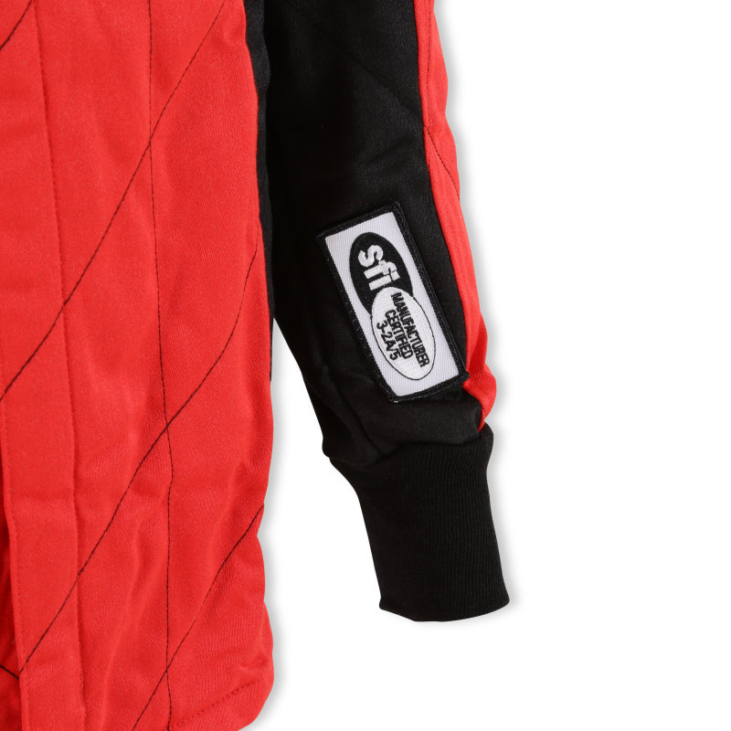 RaceQuip Red Chevron-5 Jacket SFI-5 - Medium - Graveyard Performance
