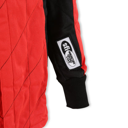 RaceQuip Red Chevron-5 Jacket SFI-5 - Medium - Graveyard Performance