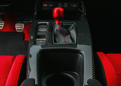 OLM LE Carbon Fiber Shift Panel Cover - 2023+ Honda Civic FL5 Type R - Graveyard Performance