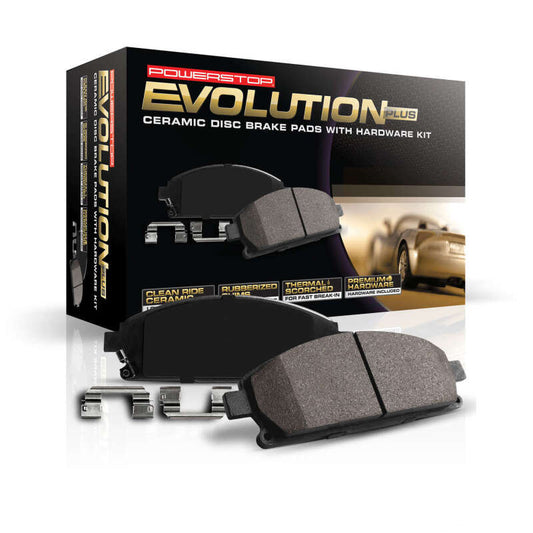 Power Stop 10-16 Hyundai Genesis Coupe Rear Z17 Evo Ceramic Pad w/Hardware