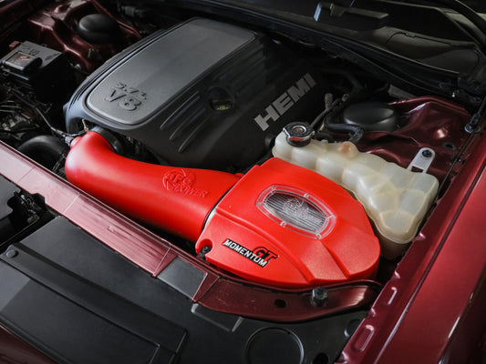 aFe Momentum GT Pro Dry S Stage-2 Intake System 11-15 Dodge Challenger / Charger R/T 5.7L HEMI - Red - Graveyard Performance