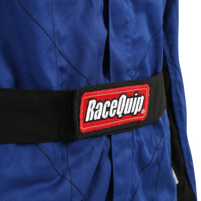 RaceQuip Blue Chevron-1 Suit - SFI-1 Medium - Graveyard Performance