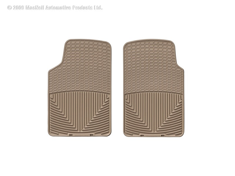 WeatherTech 98 Chevrolet Tracker Front Rubber Mats - Tan - Graveyard Performance