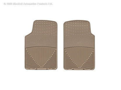 WeatherTech 98 Chevrolet Tracker Front Rubber Mats - Tan - Graveyard Performance