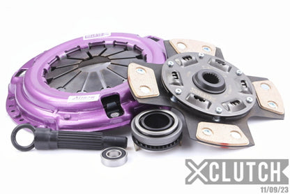 XClutch 89-91 Honda Civic Si 1.6L Stage 2R Extra HD Sprung Ceramic Clutch Kit - Graveyard Performance