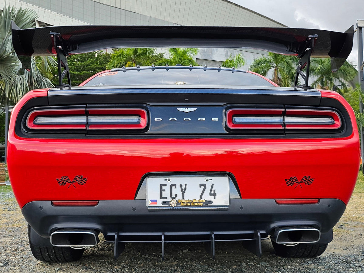 APR Performance Dodge Challenger 2008-2015 GTC300 67" Carbon Fiber Adjustable Wing